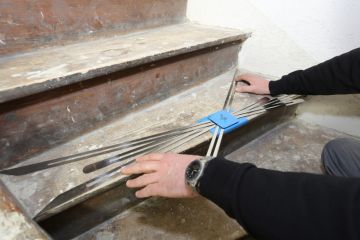 Treppenrenovierung - Selber machen - Einsatz der Treppenspinne