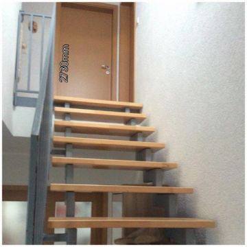 Treppenrenovierung mit Blockstufen 1
